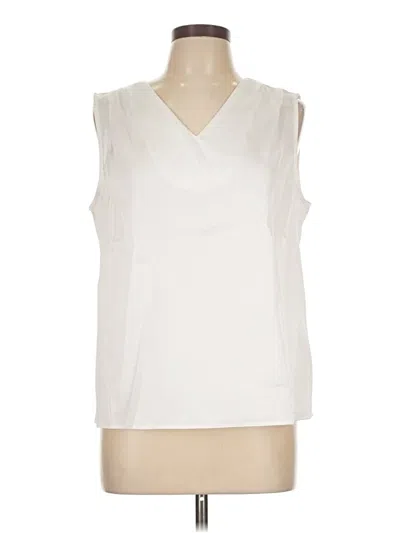 Pre-owned Shein Sleeveless Blouse In Ivory