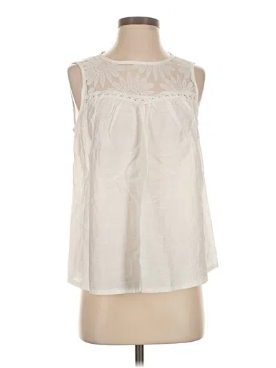 Pre-owned Shein Sleeveless Blouse In Ivory