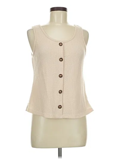 Pre-owned Shein Sleeveless Blouse In Ivory