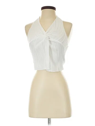 Pre-owned Shein Sleeveless Blouse In Ivory