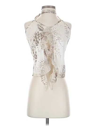Pre-owned Shein Sleeveless Blouse In Ivory