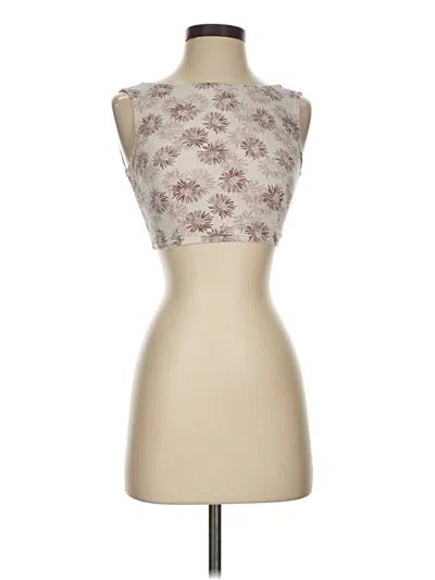 Pre-owned Shein Sleeveless Blouse In Ivory