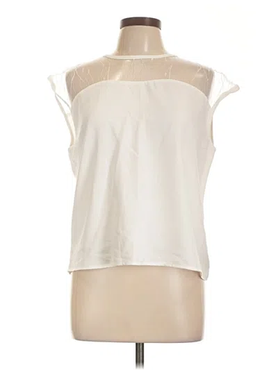 Pre-owned Shein Sleeveless Blouse In Ivory