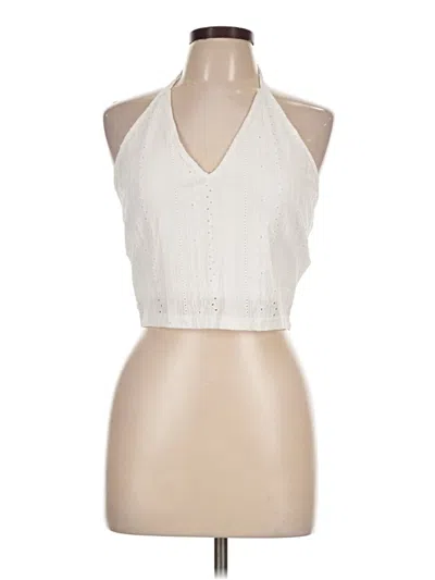 Pre-owned Shein Sleeveless Blouse In Ivory