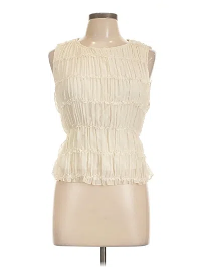 Pre-owned Shein Sleeveless Blouse In Ivory