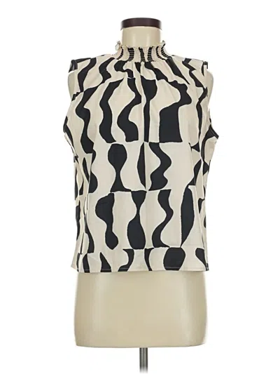 Pre-owned Shein Sleeveless Blouse In Ivory