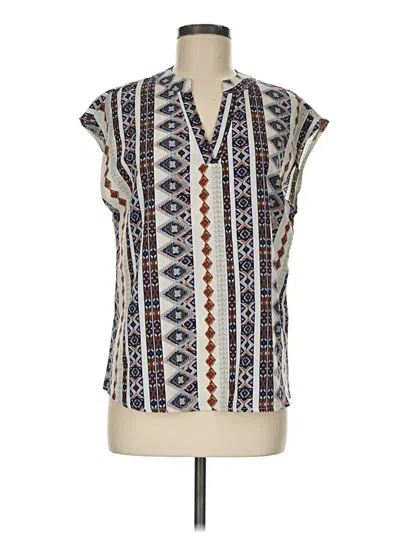 Pre-owned Shein Sleeveless Blouse In Ivory