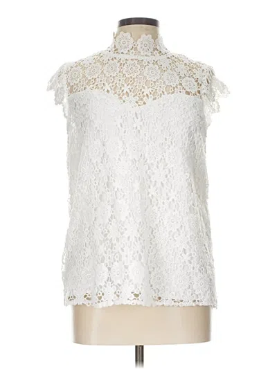 Pre-owned Shein Sleeveless Blouse In Ivory