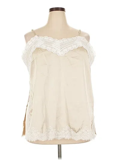 Pre-owned Shein Sleeveless Blouse In Ivory