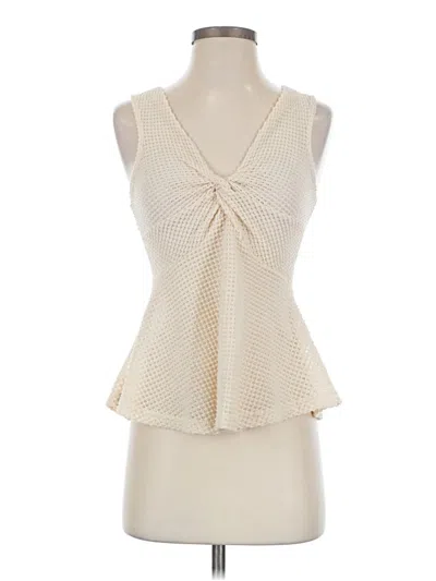 Pre-owned Shein Sleeveless Blouse In Ivory