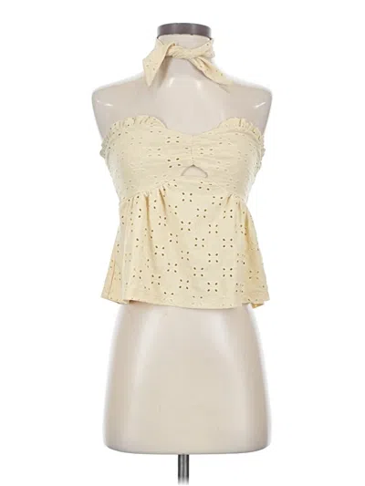 Pre-owned Shein Sleeveless Blouse In Ivory