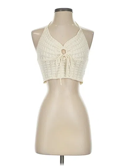 Pre-owned Shein Sleeveless Blouse In Ivory