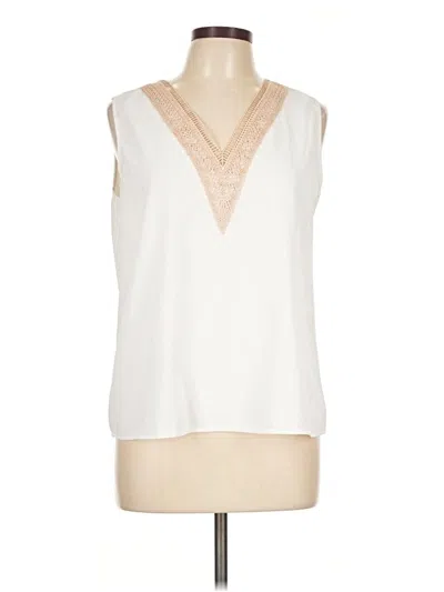 Pre-owned Shein Sleeveless Blouse In Ivory