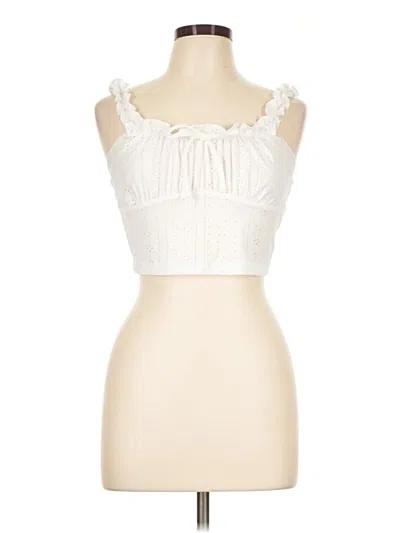 Pre-owned Shein Sleeveless Blouse In Ivory