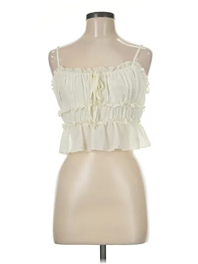 Pre-owned Shein Sleeveless Blouse In Ivory