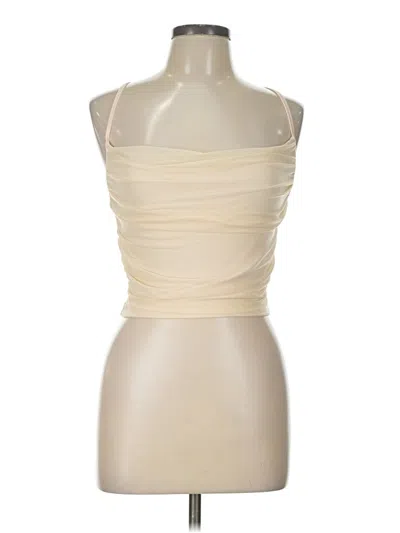 Pre-owned Shein Sleeveless Blouse In Ivory