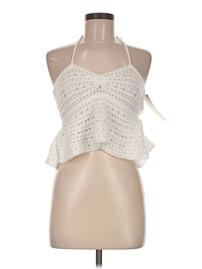 Shein Sleeveless Blouse In Ivory