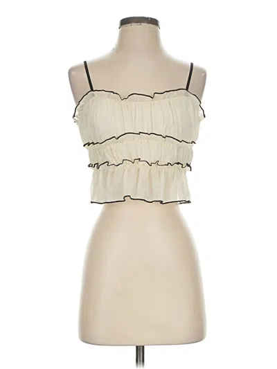 Pre-owned Shein Sleeveless Blouse In Ivory