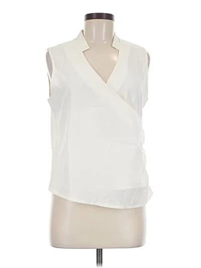 Pre-owned Shein Sleeveless Blouse In Ivory