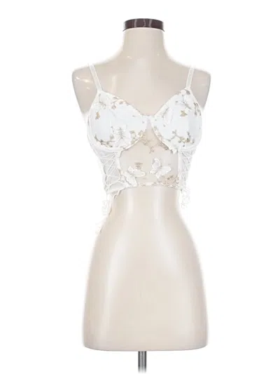 Pre-owned Shein Sleeveless Blouse In Ivory