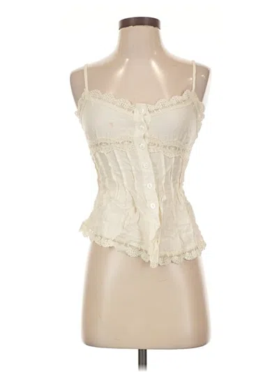 Pre-owned Shein Sleeveless Blouse In Ivory