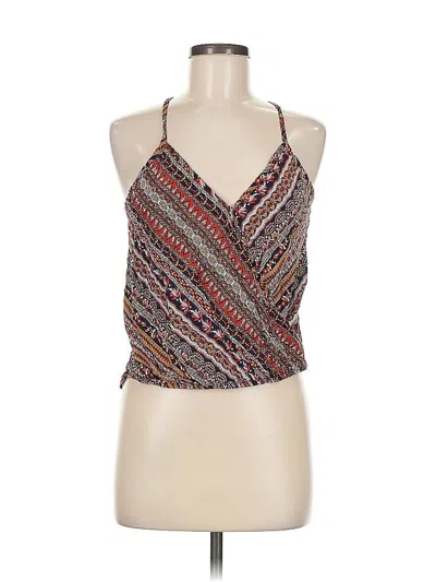 Pre-owned Shein Sleeveless Blouse In Orange