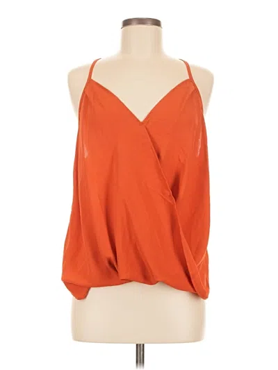 Pre-owned Shein Sleeveless Blouse In Orange