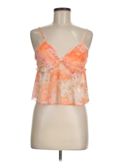 Pre-owned Shein Sleeveless Blouse In Orange