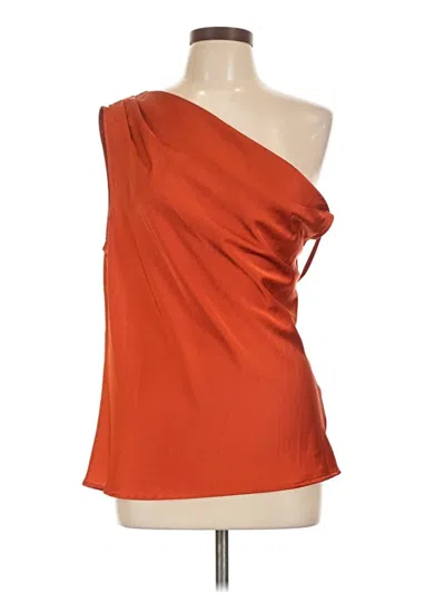 Pre-owned Shein Sleeveless Blouse In Orange