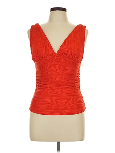 Pre-owned Shein Sleeveless Blouse In Orange