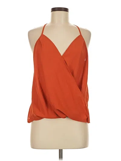 Pre-owned Shein Sleeveless Blouse In Orange