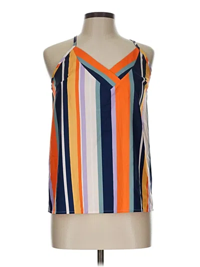 Pre-owned Shein Sleeveless Blouse In Orange
