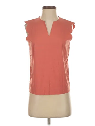 Pre-owned Shein Sleeveless Blouse In Orange