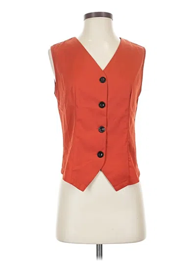 Pre-owned Shein Sleeveless Blouse In Orange