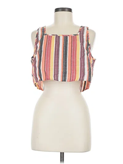 Pre-owned Shein Sleeveless Blouse In Orange