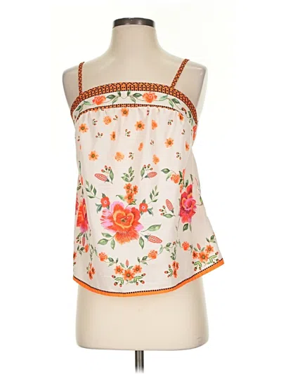 Pre-owned Shein Sleeveless Blouse In Orange