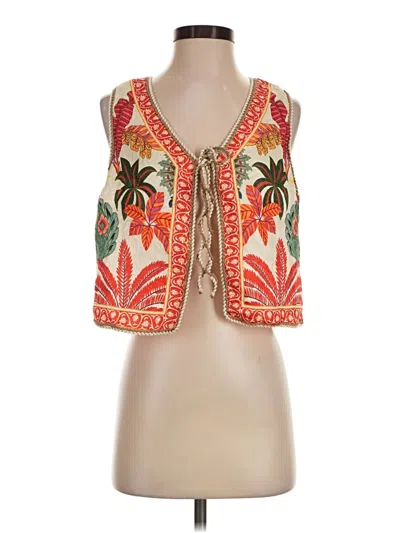 Pre-owned Shein Sleeveless Blouse In Orange