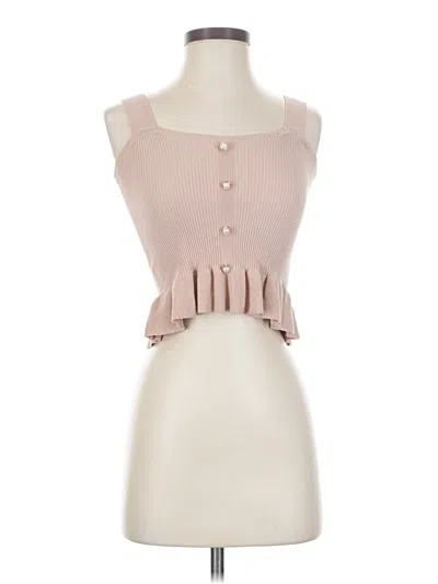 Pre-owned Shein Sleeveless Blouse In Pink