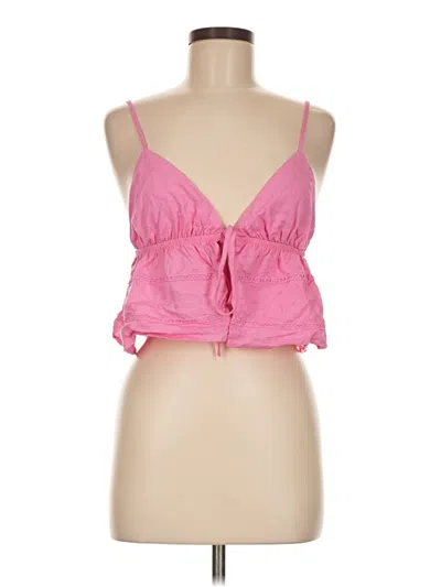 Pre-owned Shein Sleeveless Blouse In Pink