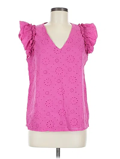 Pre-owned Shein Sleeveless Blouse In Pink