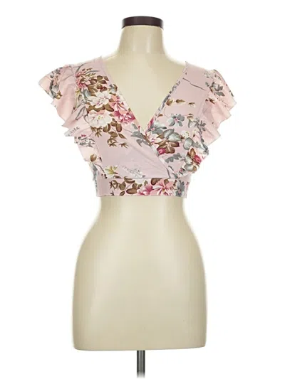 Pre-owned Shein Sleeveless Blouse In Pink
