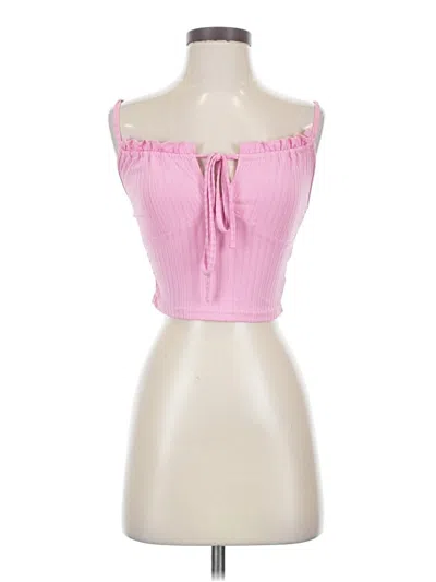 Pre-owned Shein Sleeveless Blouse In Pink