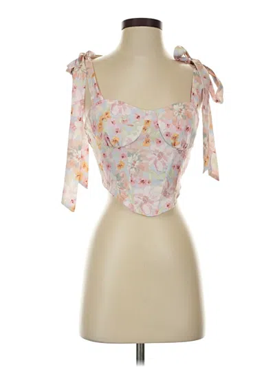 Pre-owned Shein Sleeveless Blouse In Pink