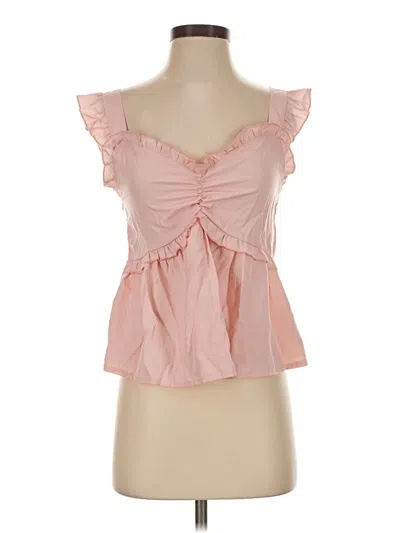 Pre-owned Shein Sleeveless Blouse In Pink