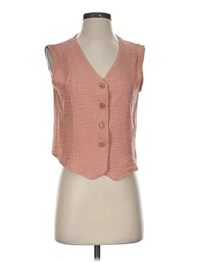 Pre-owned Shein Sleeveless Blouse In Pink