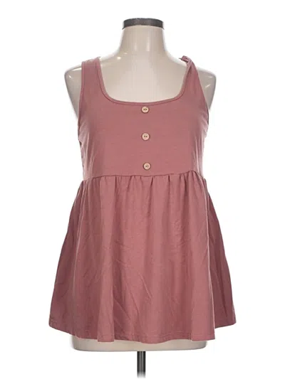 Pre-owned Shein Sleeveless Blouse In Pink