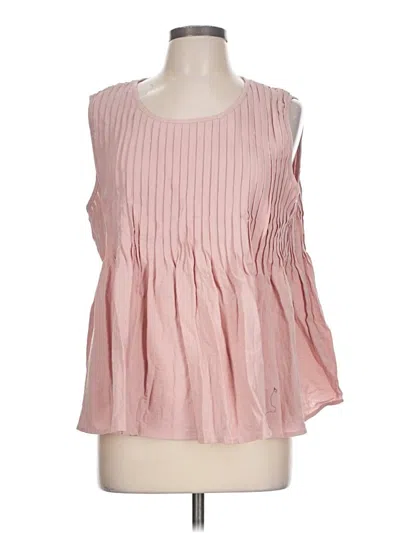 Pre-owned Shein Sleeveless Blouse In Pink