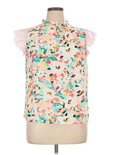 Pre-owned Shein Sleeveless Blouse In Pink