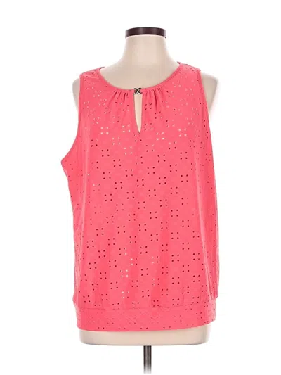 Pre-owned Shein Sleeveless Blouse In Pink