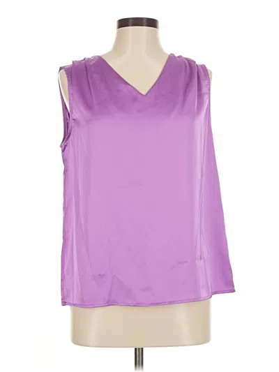 Pre-owned Shein Sleeveless Blouse In Purple
